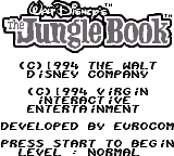 Jungle Book screenshot 4 for GameBoy